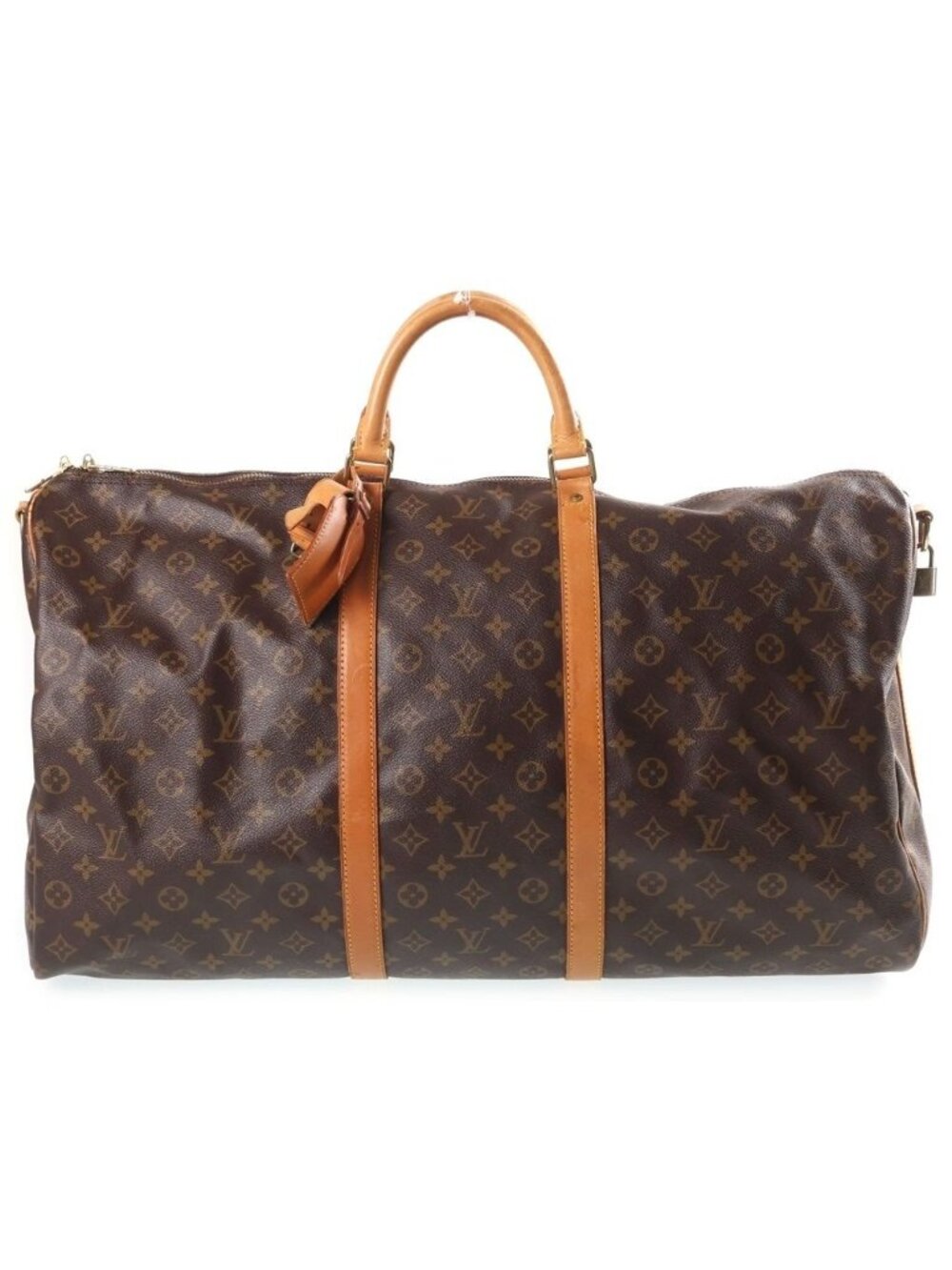 Louis Vuitton Monogram Keepall Bandouliere 60 Leather 2-Way Hand Shoulder Bag